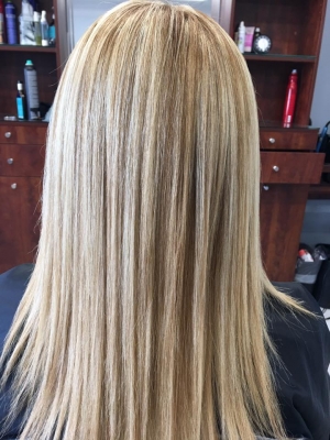 After - Keratin Treatment at Teddy Rose Hair Salon