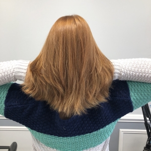 After Hair Extensions