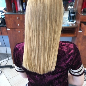 Blonde on Blonde with Olaplex, cut and keratin